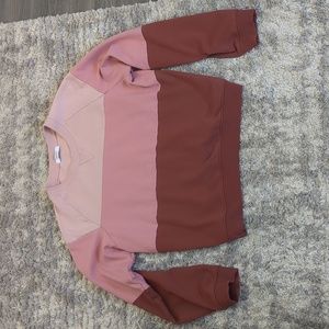 Crew neck monochromatic sweater